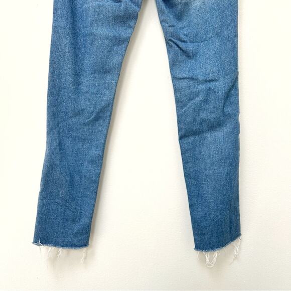 Abercrombie & Fitch Distressed Harper Super Skinny Jeans Medium Wash 26 / 2 R - Picture 7 of 11